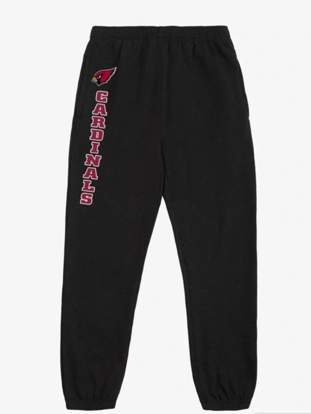 FOCO NFL Team Apparel Men Size Large Black Red Arizona Cardinals Sweatpants New